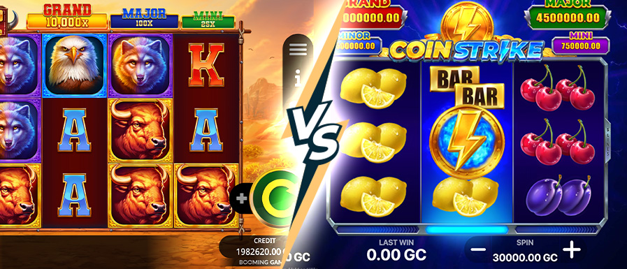 Buffalo Hold and Win Extreme 10,000 vs Coin Strike Hold and Win comparison image