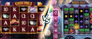 Greedy Alice vs Cash Pig 2 slot comparison image