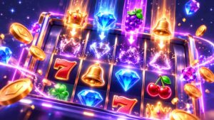 Neon Cascade Slot Machine Win